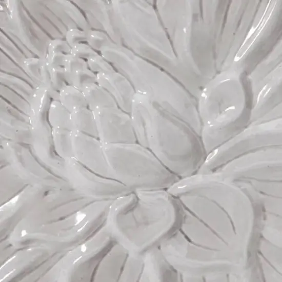 Gray Metal Floral Contemporary Wall D&eacute;cor Set {5}