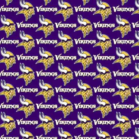 NFL Minnesota Vikings Cotton Fabric {1}