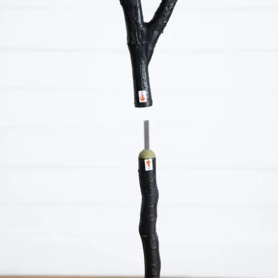 6ft. Artificial Halloween Black Oak Tree {5}