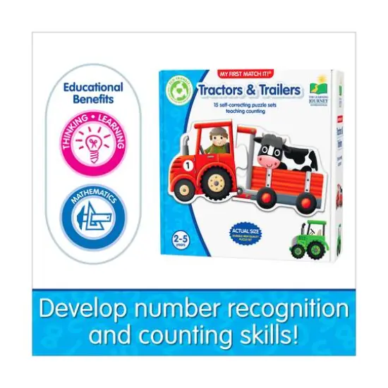 My First Match It! - Tractors & Trailers {8}