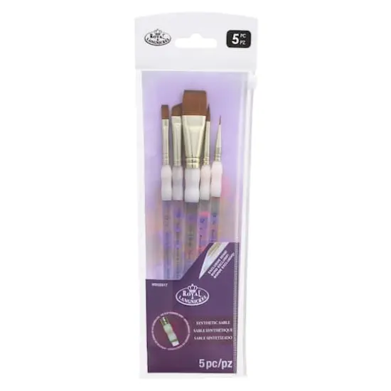 Royal & Langnickel&reg; Synthetic Sable&trade; 5 Piece Brush Set {1}