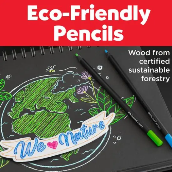 Faber-Castell&reg; Black Edition 50-Piece Colored Pencils {9}