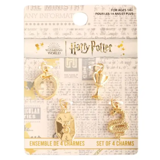 Harry Potter Gold Horcrux Charm Set {4}