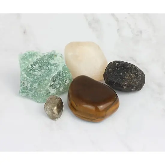 Prosperity Collection Of Stones In Heart Box {4}