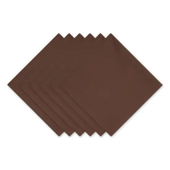 DII&reg; Oversized Napkin, 6ct. Bark Brown {1}
