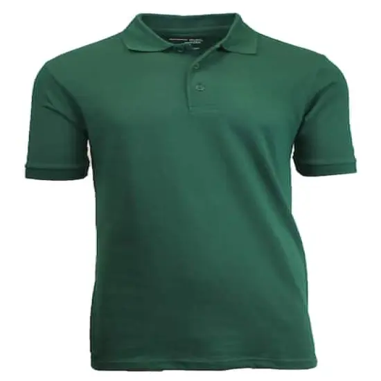 Galaxy by Harvic Short Sleeve Men's Pique Polo Shirt Hunter {1}