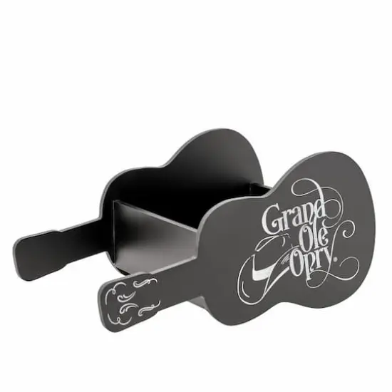 American Art Decor Grand Ole Opry Guitar Shaped Wooded Storage Crate - 16" x 10" {1}