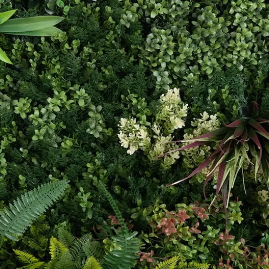 38" Framed Madagascar Forest Artificial Living Wall Art Panel {4}