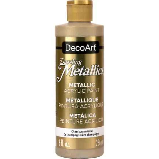 DecoArt&reg; Dazzling Metallics&reg; Acrylic Paint Champagne Gold {1}