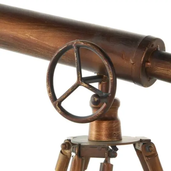 18" Brass Metal Telescope Decoration {6}