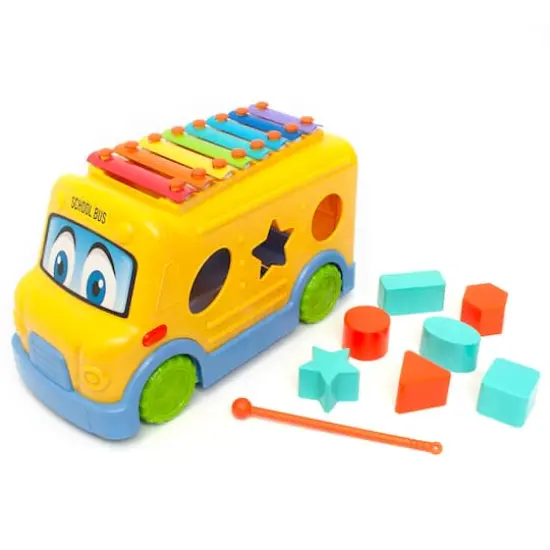 Roo Crew Xylophone School Bus Shape & Sort {1}