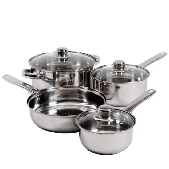 Gibson Home&reg; Landon 7-Piece Stainless Steel Cookware Set {5}