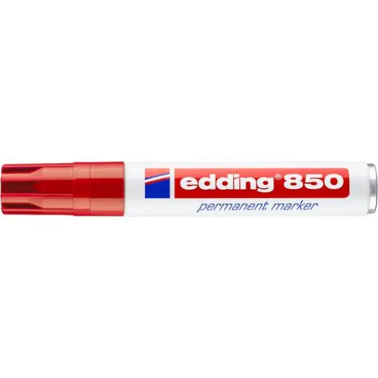 edding&reg; 850 Rectangle Nib Permanent Marker Blue {2}
