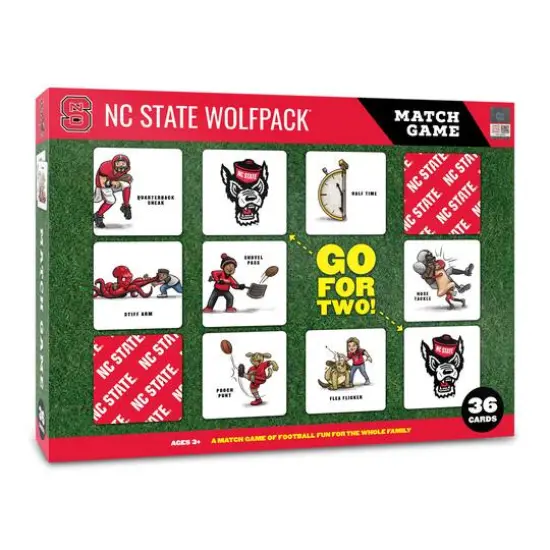College Team Licensed Memory Match Game NC State Wolfpack {1}