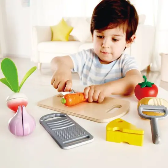 Hape Cooking Essentials Kitchen Food Playset {6}