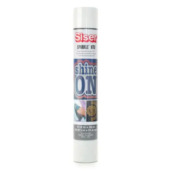 Siser&reg; Sparkle&trade; Heat Transfer Vinyl Clear Sparkle {1}