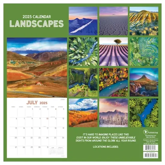 TF Publishing 2025 Landscapes Wall Calendar {3}