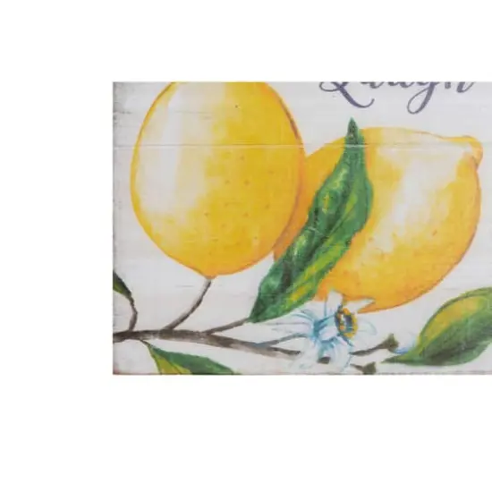 Hello Honey&reg; Gather in Our Kitchen Wood Wall D&eacute;cor with Lemons {3}
