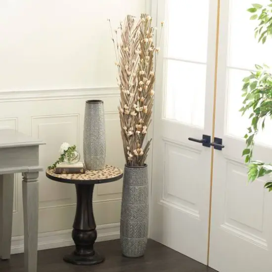 Set of 2" Brown Wood Natural Foliage, 7" x 58" {8}