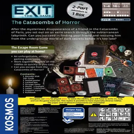 Thames & Kosmos EXIT: The Catacombs of Horror Game {3}