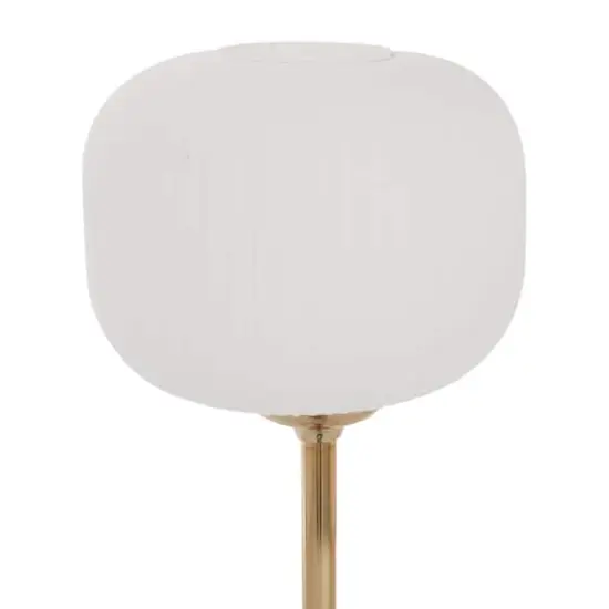 CosmoLiving by Cosmopolitan 23" White Metal Modern Table Lamp {5}