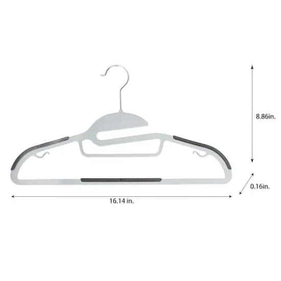 Simplify Ultimate Hangers, 8ct. White {6}