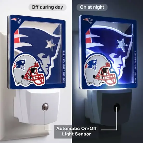 NFL Logo Series Nite Light New England Patriots {6}