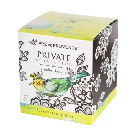 European Soaps Private Collection Jar Candle Eucalytus and Mint {5}