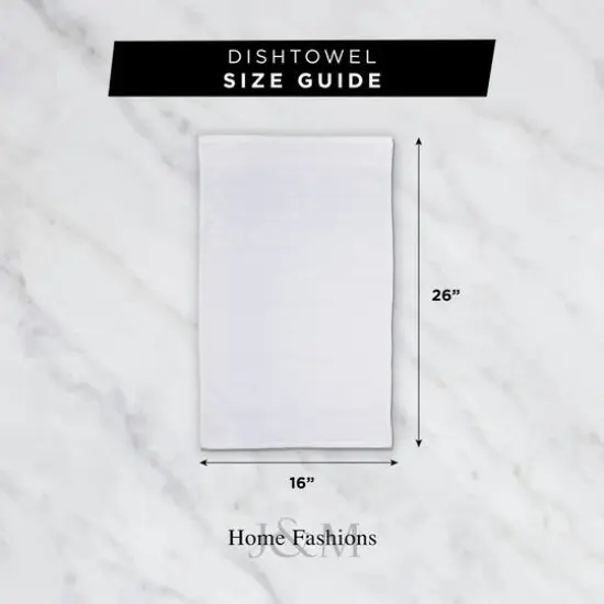 DII&reg; J&M Gray Ribbed Terry Dishtowel & Dishcloth Set {3}