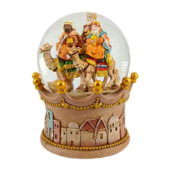Santa's Workshop 6" Three Kings Musical Globe D&eacute;cor {3}