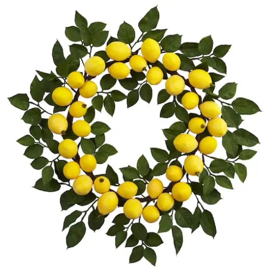 24&rdquo; Lemon Wreath {1}