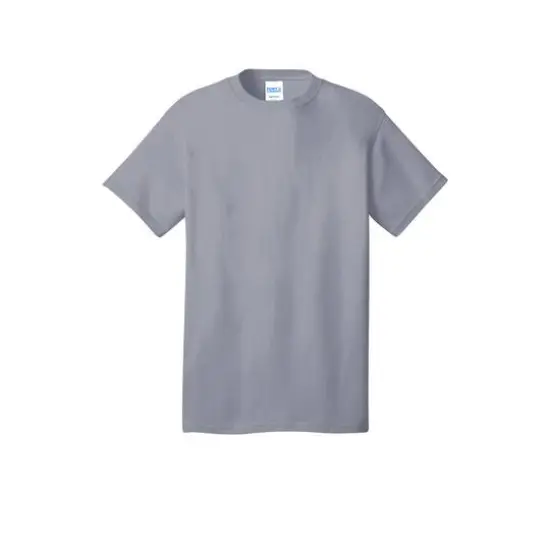 Port & Company&reg; Core Cotton T-Shirt Silver {1}