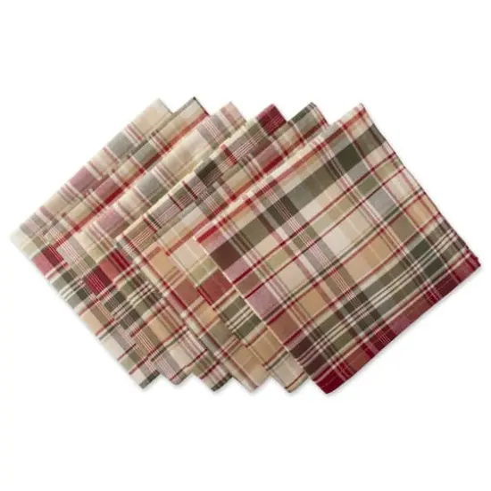 DII&reg; Give Thanks Plaid Napkins, 6ct. {1}