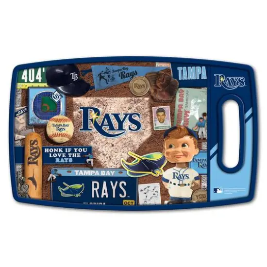 MLB Retro Series Cutting Board Tampa Bay Rays {1}