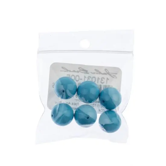 Preciosa Maxima Gemcolor Pearl Beads, 12mm Aqua Blue {3}