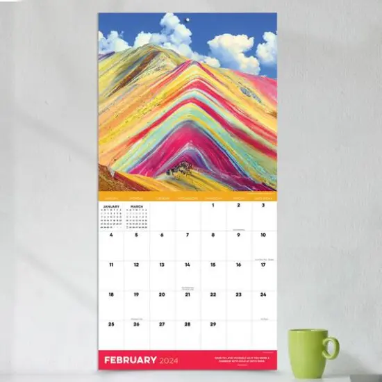 TF Publishing 2024 Destination: Rainbow Wall Calendar {5}