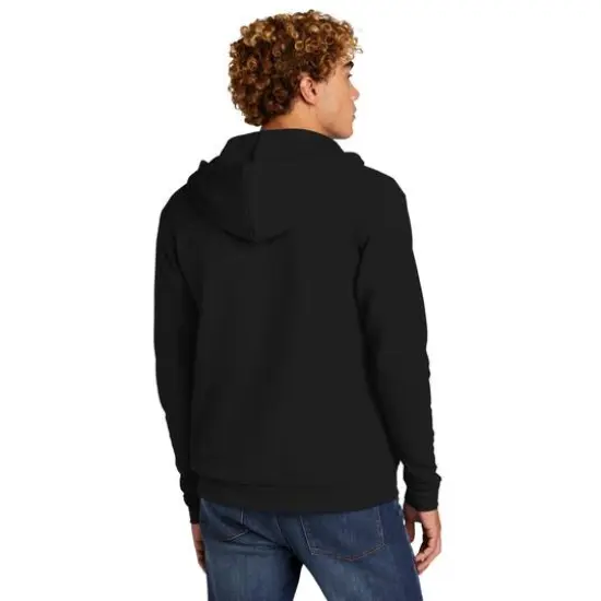Next Level Unisex Santa Cruz Zip Hoodie Black {6}