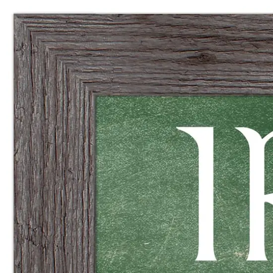 Irish Blessing Framed Print Western Gray {4}