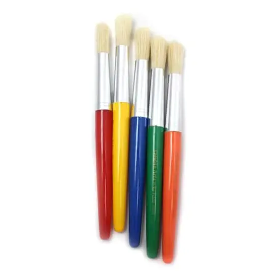 Charles Leonard 7.5" Round Paint Brush Set, 6 Packs of 5 {1}