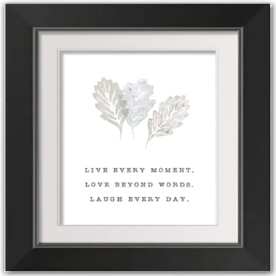 Live Love Fall Print in Black Frame {1}