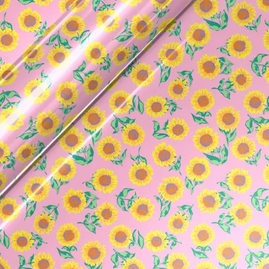 Siser® EasyPatterns® Plus Sunflowers Heat Transfer Vinyl Pink {1}