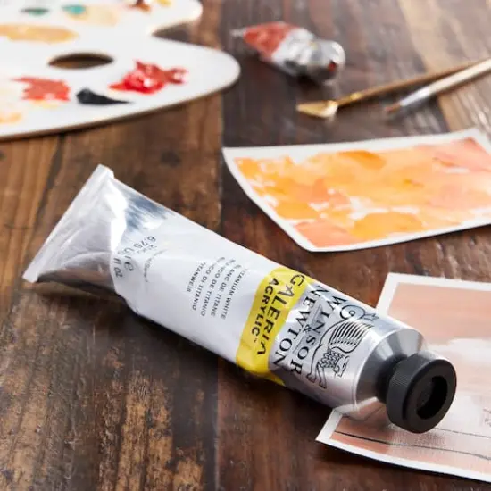 Winsor & Newton&trade; Galeria Acrylic&trade;, 200mL Titanium White {3}