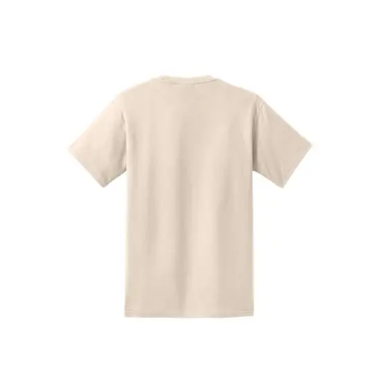 Port & Company&reg; Essential Pocket T-Shirt Natural {4}