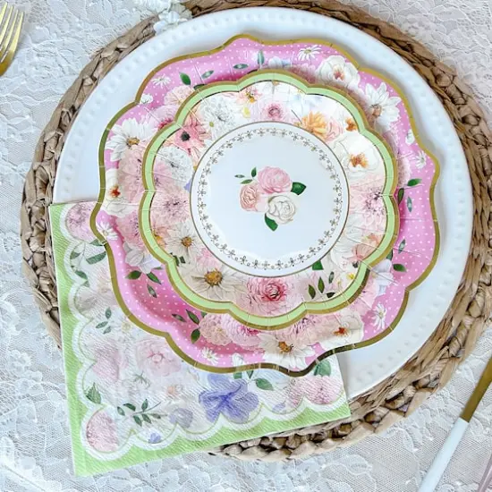 Kate Aspen&reg; Tea Time Party 2-Ply Paper Napkins Set {8}