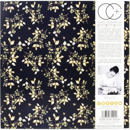 Craft Consortium Tell The Bees Special Edition Double-Sided Paper Pad, 12" x 12" {3}