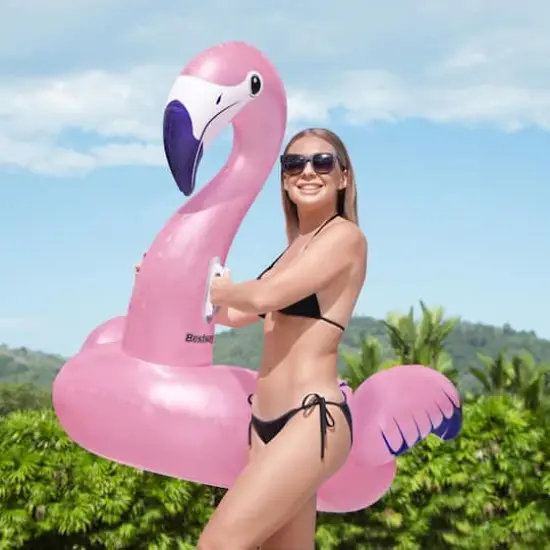 Bestway H2OGO! 5ft. Luxury Flamingo Ride-On Pool Float {7}