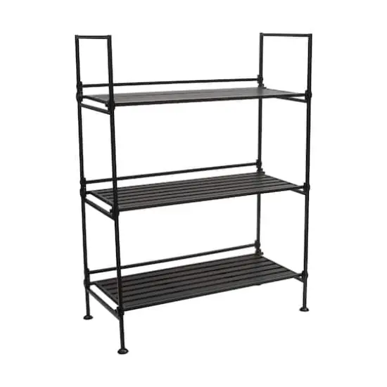 Organize It All Espresso 3 Tier Shelf {1}