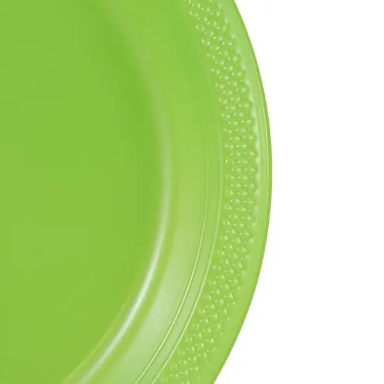 JAM Paper 7" Plastic Party Plates, 20ct. Lime Green {4}