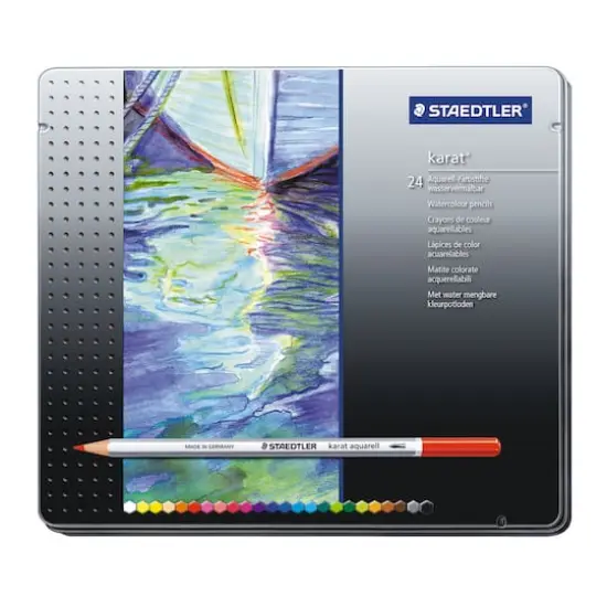 STAEDTLER&reg; karat&reg; 24 Piece Watercolor Pencil Set {1}