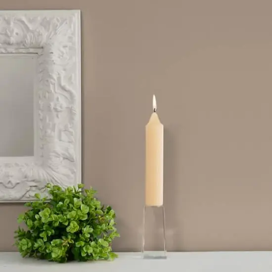 Root Candles 7" Unscented Grecian Collenette Taper Candles, 4ct. Buttercream {4}